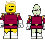 Lego'd Zapp and Kif