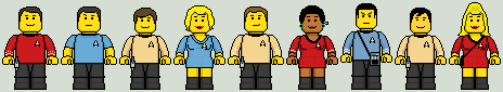 Lego'd Star Trek TOS