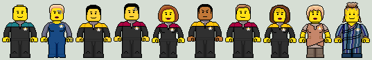 Lego'd Star Trek Voyager