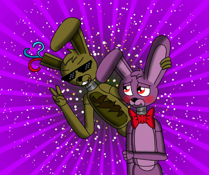 Bonnie S Are Pretty Springtrap X Bonnie By.