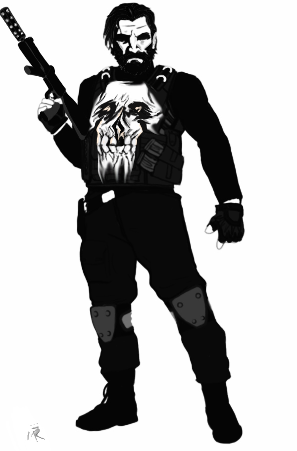 1 hour redesign: The Punisher