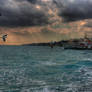 Light falls on Bosphorus