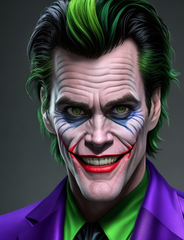 Jim Carrey is the Joker by MickRigal on DeviantArt