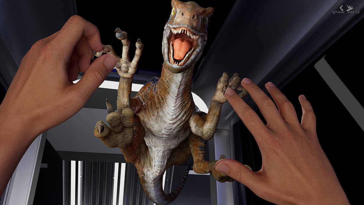 Pouncing Raptor Outline Pounced! by SpruceTheDeer on DeviantArt