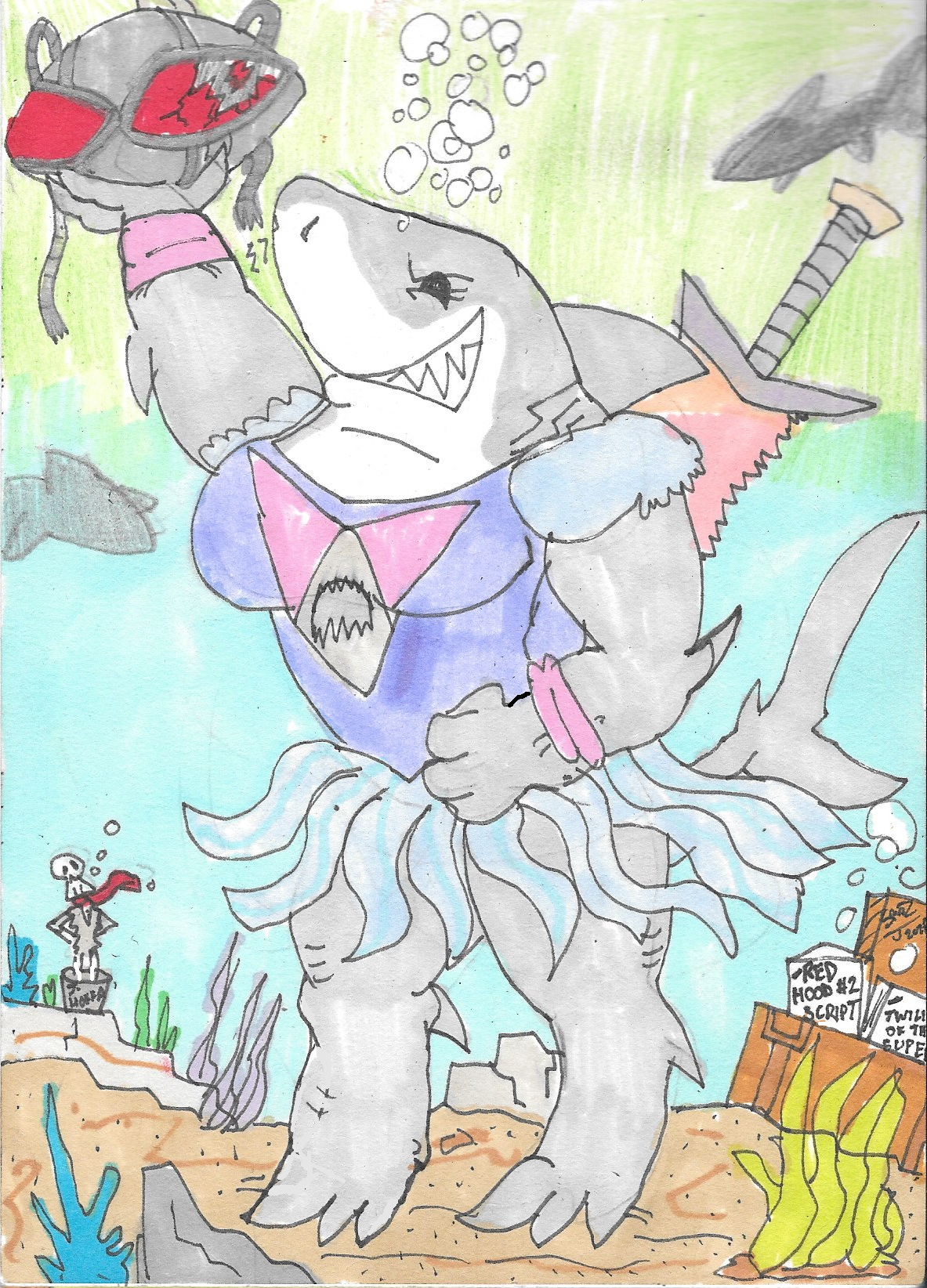 Shark Deviantart moar princess shark by astrolupine on DeviantArt