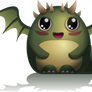 Kawaii Dragon Hatchling /vector art