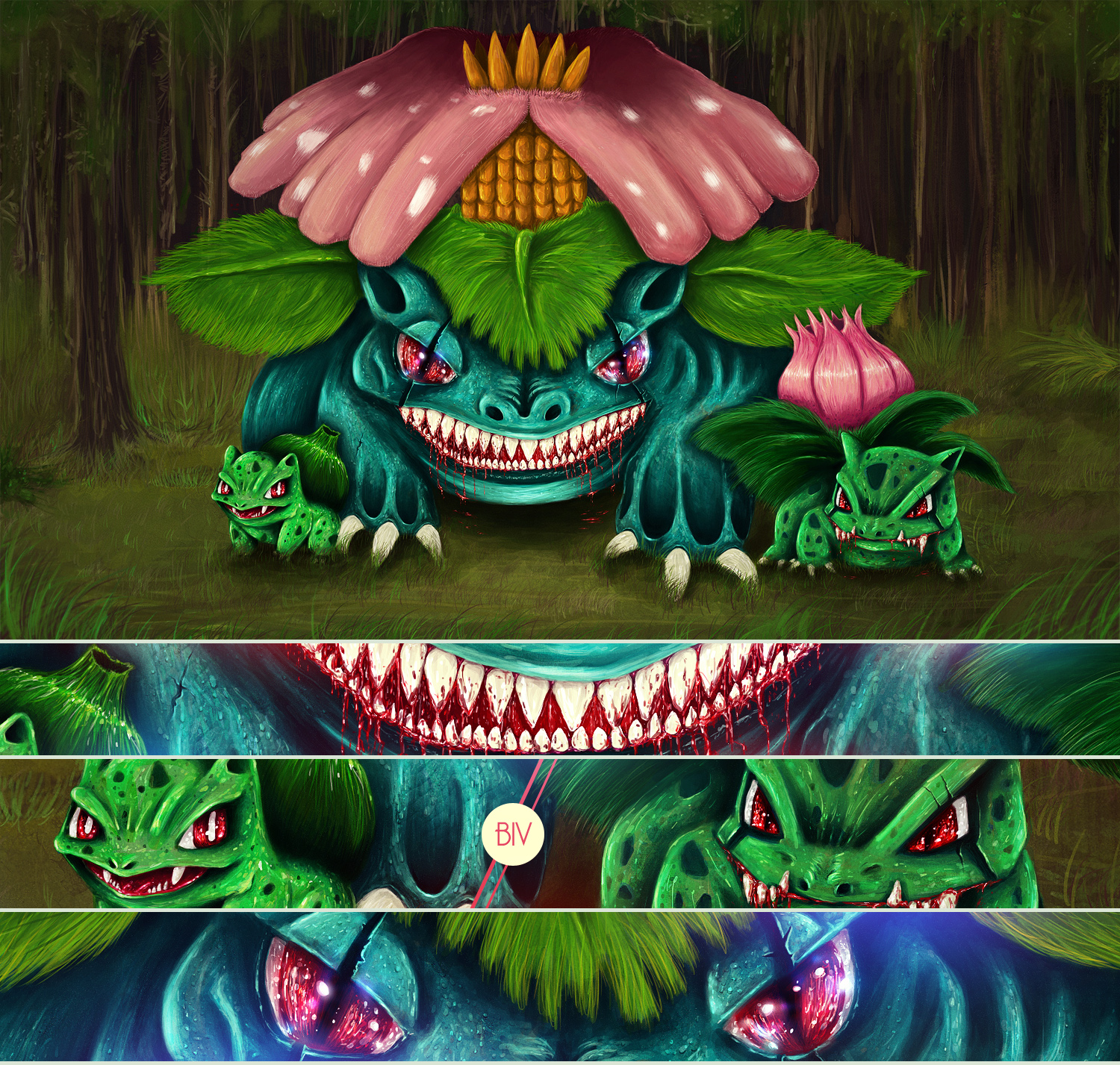 BIV - Bulbasaur Family