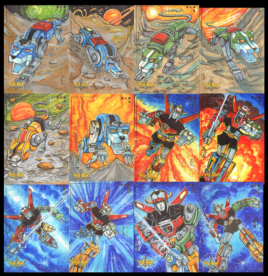 5FINITY VOLTRON CARDS SET2