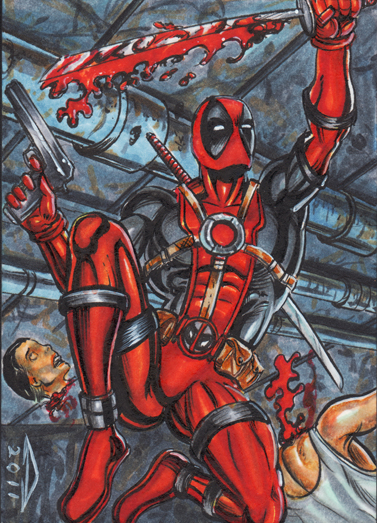 Deadpool Sketch Card