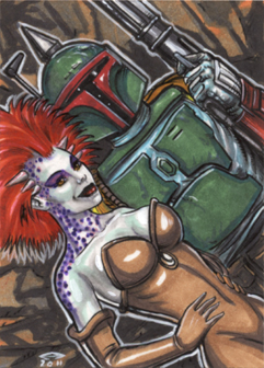 RYSTALL AND BOBA SKETCH CARD