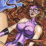 INHUMANS MEDUSA SKETCH CARD
