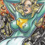 DYNAMO 5  FIREBIRD1 SKETCH CARD