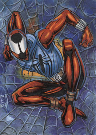 SCARLET SPIDER SKETCH CARD 2012A