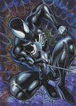 SYMBIOTE SPIDER MAN PERSONAL SKETCH CARD 2012A