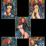 GOBLIN QUEEN 5 SKETCH CARDS