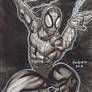 SPIDER MAN INK WASH PIN UP