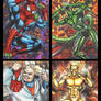 Spidey Villains sketch card commissions group 1