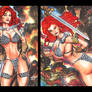 RED SONJA PERSONAL SKETCH CARDS