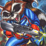 ROCKET RACCOON PERSONAL SKETCH CARD