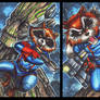 ROCKET RACCOON AND GROOT PERSONAL SKETCH CARDS