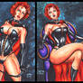 BLACK QUEEN PERSONAL SKETCH CARDS