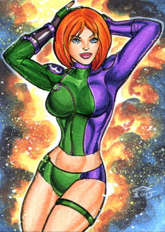 CAITLIN FAIRCHILD PERSONAL SKETCH CARD 9/2015A