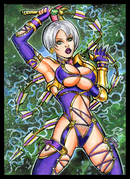 IVY VALENTINE SOULCALIBUR SKETCH CARD