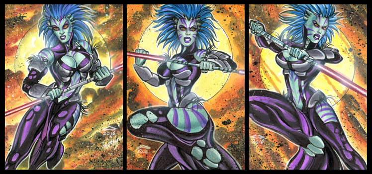 DARTH PHOBOS PERSONAL SKETCH CARDS