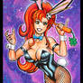 YOKO LITTNER BUNNY PERSONAL SKETCH CARD