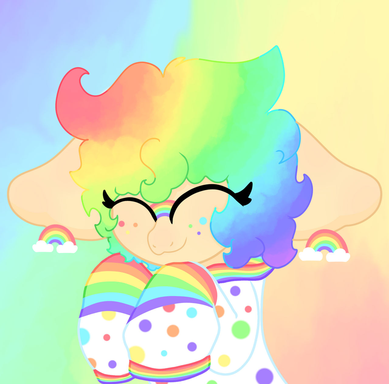Bibble Mlp Bibble loves rainbows by BluePuppyPony on DeviantArt