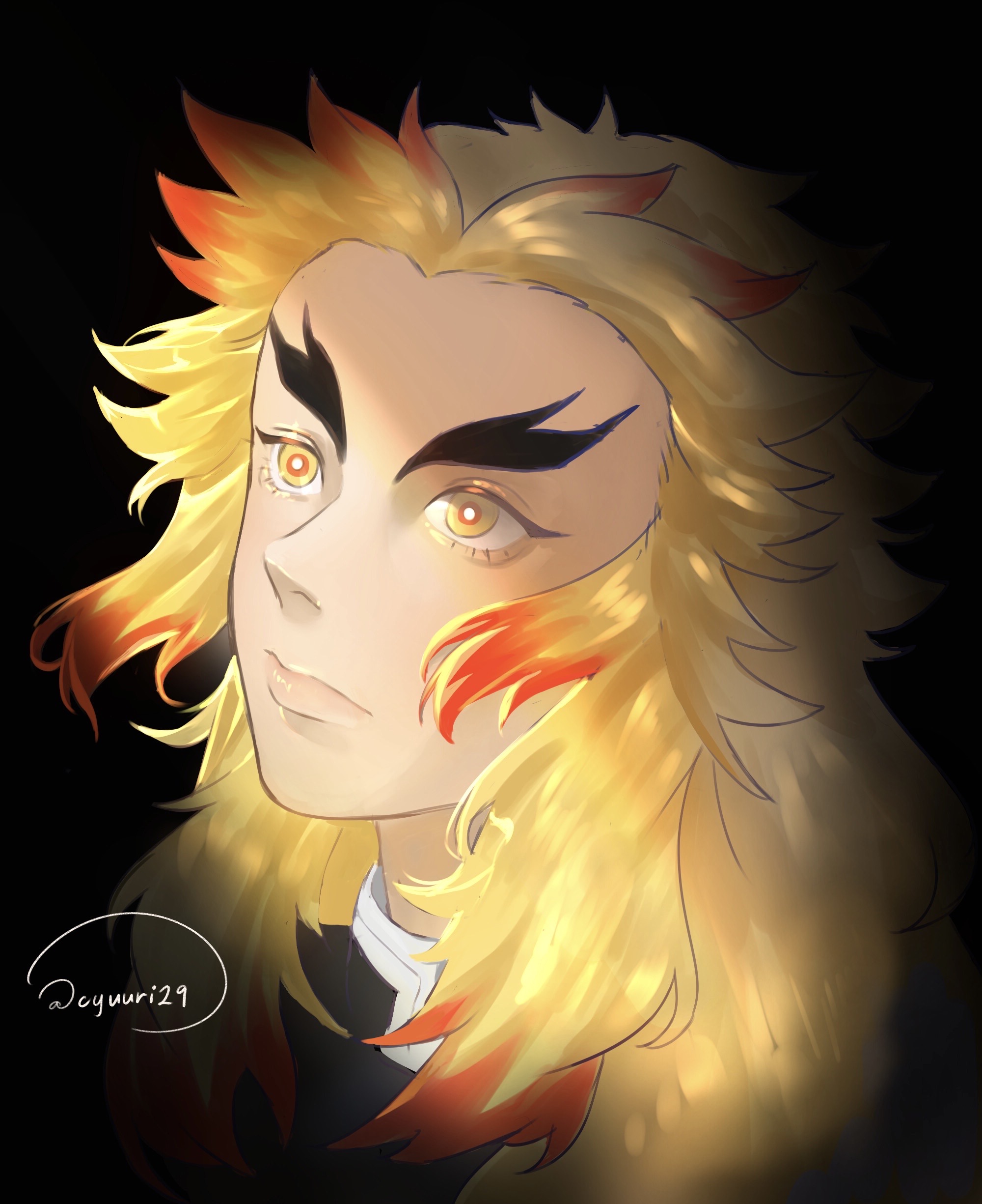 Rengoku Fanart By Sayuuri29 On Deviantart Rengoku Fanart By Sayuuri29 On Deviantart