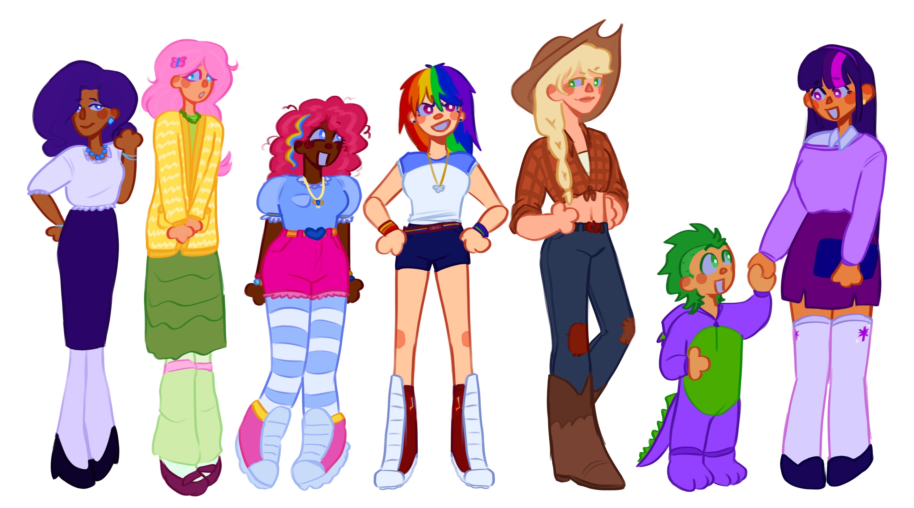 Mlp Humanizations!! by CloudiYeti on DeviantArt