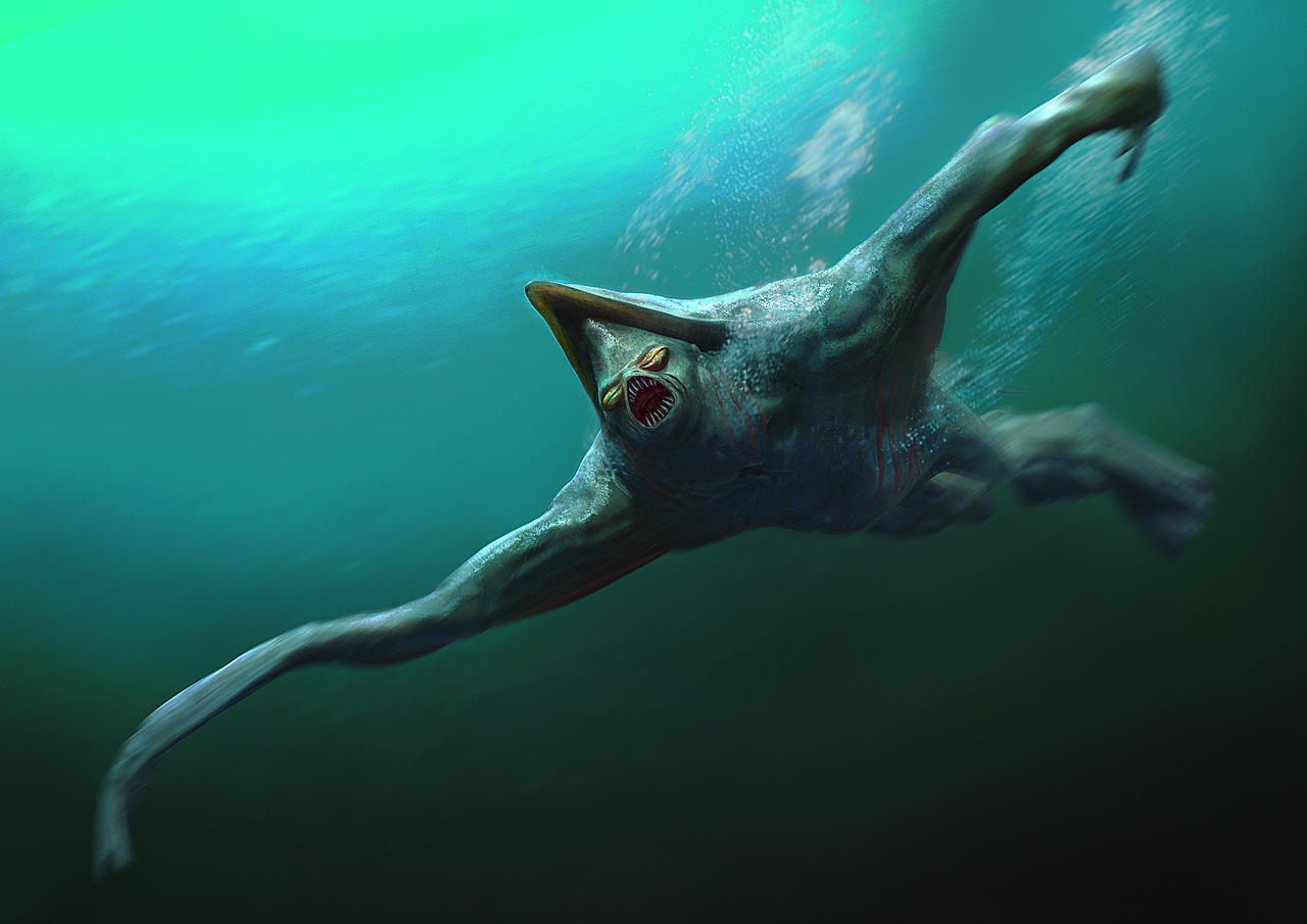 Mutant human fish by phubet on DeviantArt