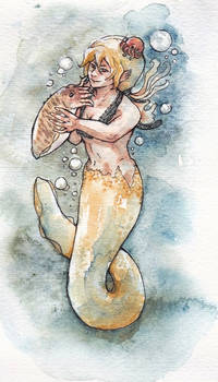 Yellow mermaid