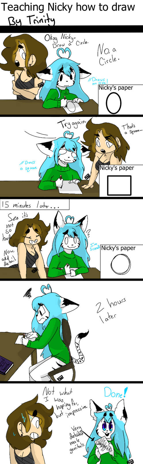 Nicky Draws Animation Teaching Nicky How To Draw by TrinityPhoenix09 on DeviantArt