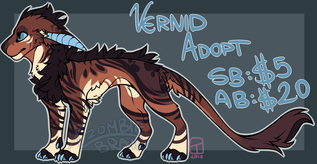 Vernid Character Adopt OPEN by xZombieBrain on DeviantArt
