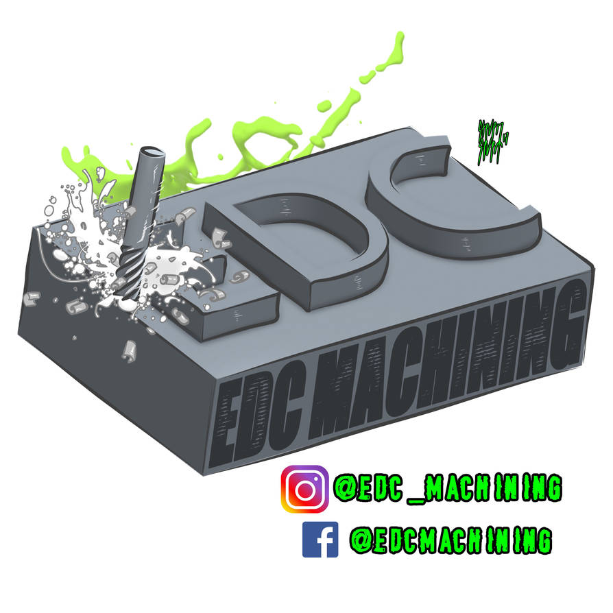 Edc Rilling Logo EDC Machining Logo 2 by stevensevert on DeviantArt