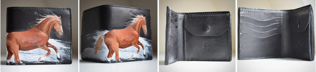 Red horsie wallet