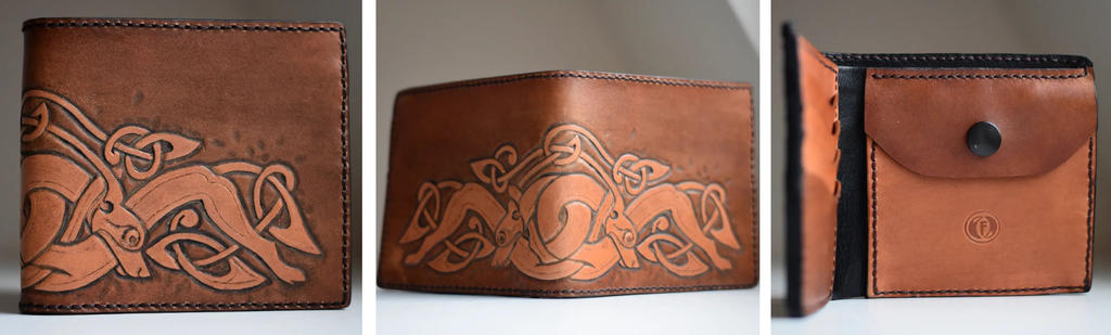 Celtic dogs wallet