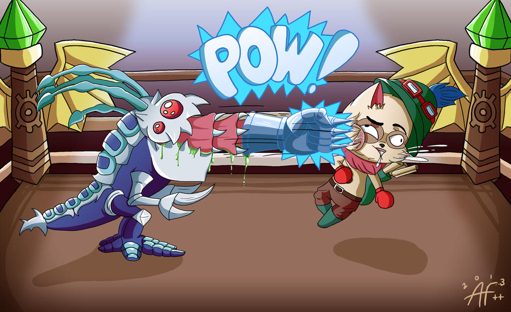 LoL S3 DigiArt Throwdown: Boxing, Kog'Maw style!