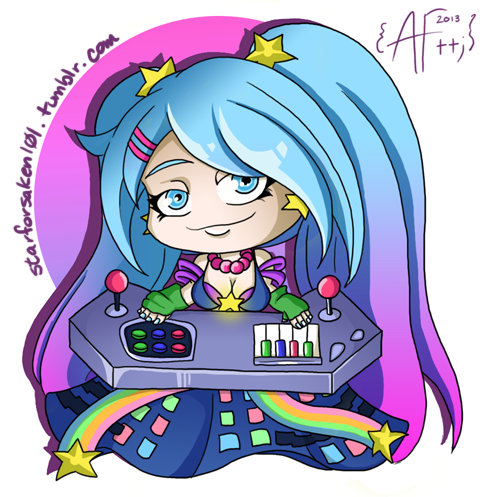 Arcade Sona chibi