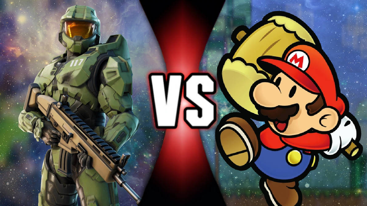 Paper Fn Fortnite Master Chief vs Paper Mario by WarGreyUpgrade on DeviantArt