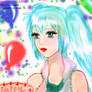 Miku Hatsune In Birthday Party