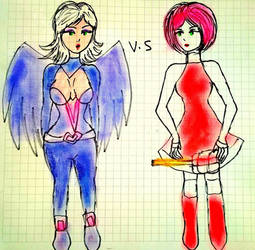 rouge vs amy by leen alhallak by leen9999