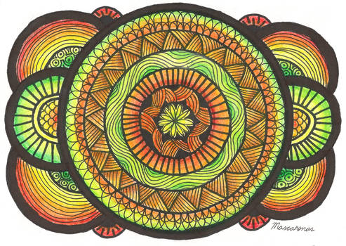 Colored Mandala 11-9-16