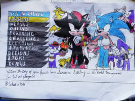 Sonic World Tournament: Main Menu 