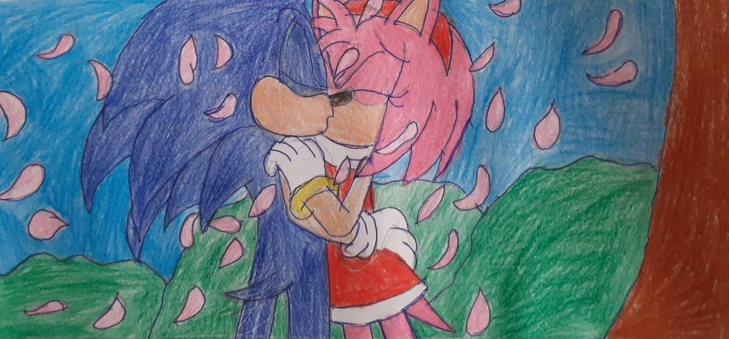 Amys perker up lips when she kiss Sonic 💋 lol : r/SonAmy