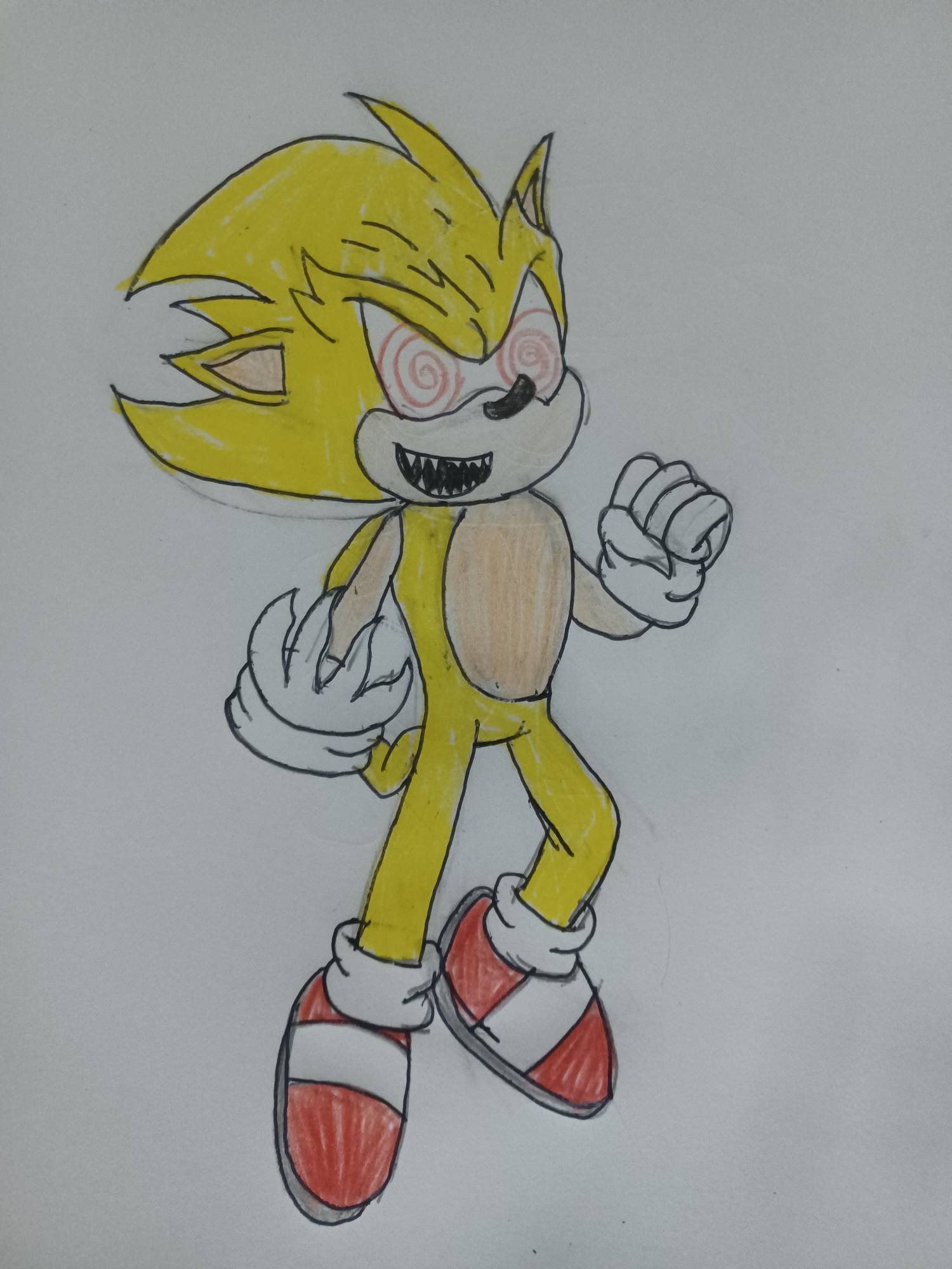 Super Sonic Fleetway : r/SonicTheHedgehog