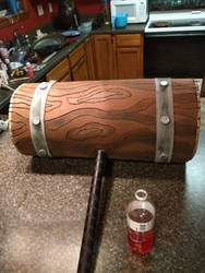 Harley Quinn Hammer wood look