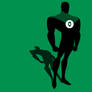 Minimal Green Lantern Wallpaper